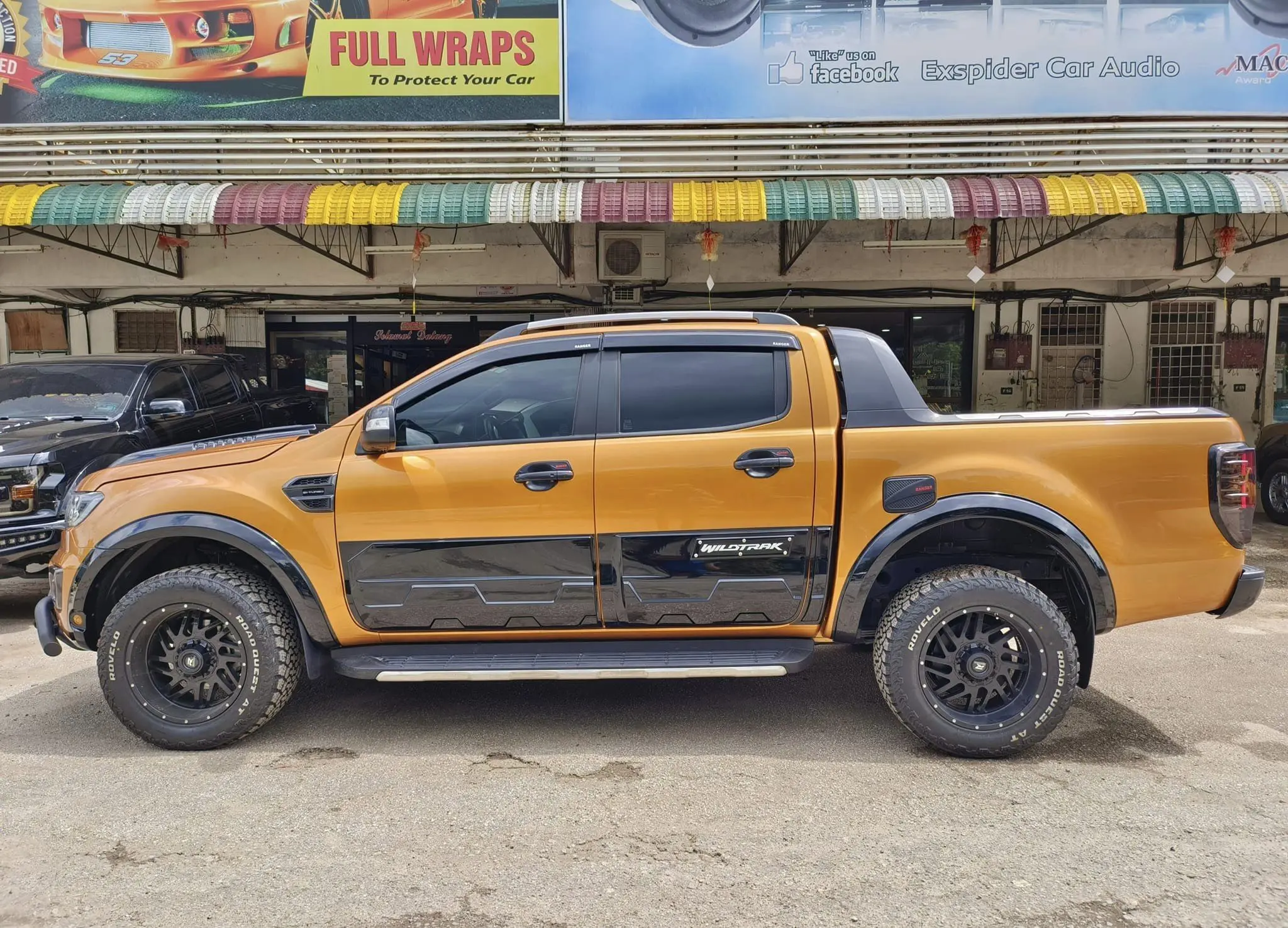 Seitentür schutz Verkleidung Karosserie verkleidung Forms chutz für Ford Ranger Wildtrak 2014-2017 t6 t7 t8 xtl xls begrenztes Autozubehör – Detail 8