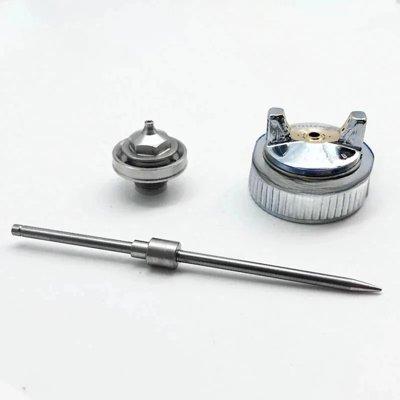 4000B 4400B 5000B 5500B 1.3mm Spray Gun Nozzle Needle Cap 3Pcs Kit Paint Sprayer Replacement Accessories