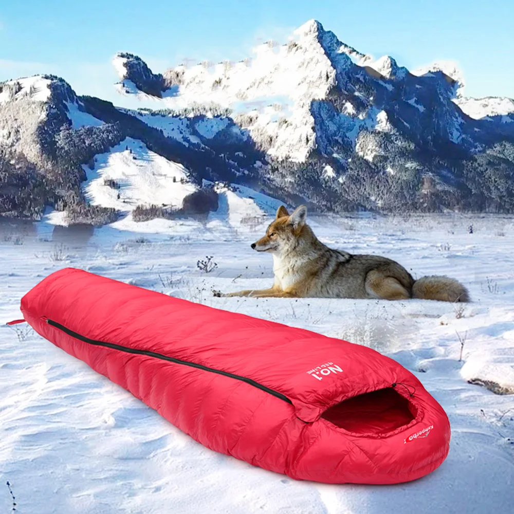 Winter Sleeping Bags For Adults Cold Weather 0~-22 Degree for Outdoor Champing Hiking winter sleeping bags for adults