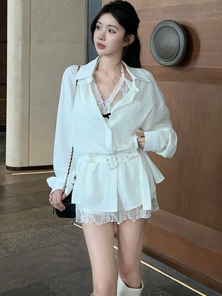 

Новинка: Женское осенне-зимнее платье Ele White с кружевными вставками, длинное, приталенное, с V-образным вырезом, дышащее, комфортное