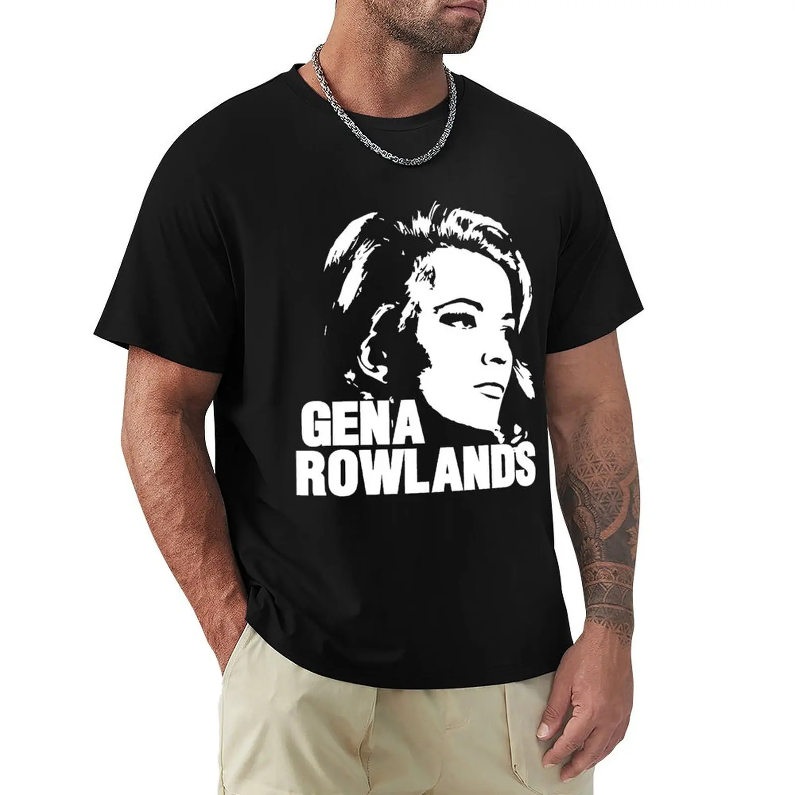 Gena Rowlands actress designs T-Shirt Fashion Simple Casual Tee Shirt