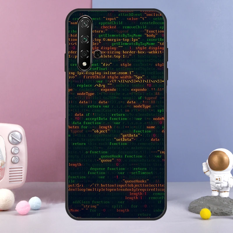 The Code design programmer Case For Huawei Nova 12i 11i 8i 3i 11 13 14 Pro 9 10 SE Y60 Y70 Y90 Y61 Y91 Y72 P40 P30 Lite