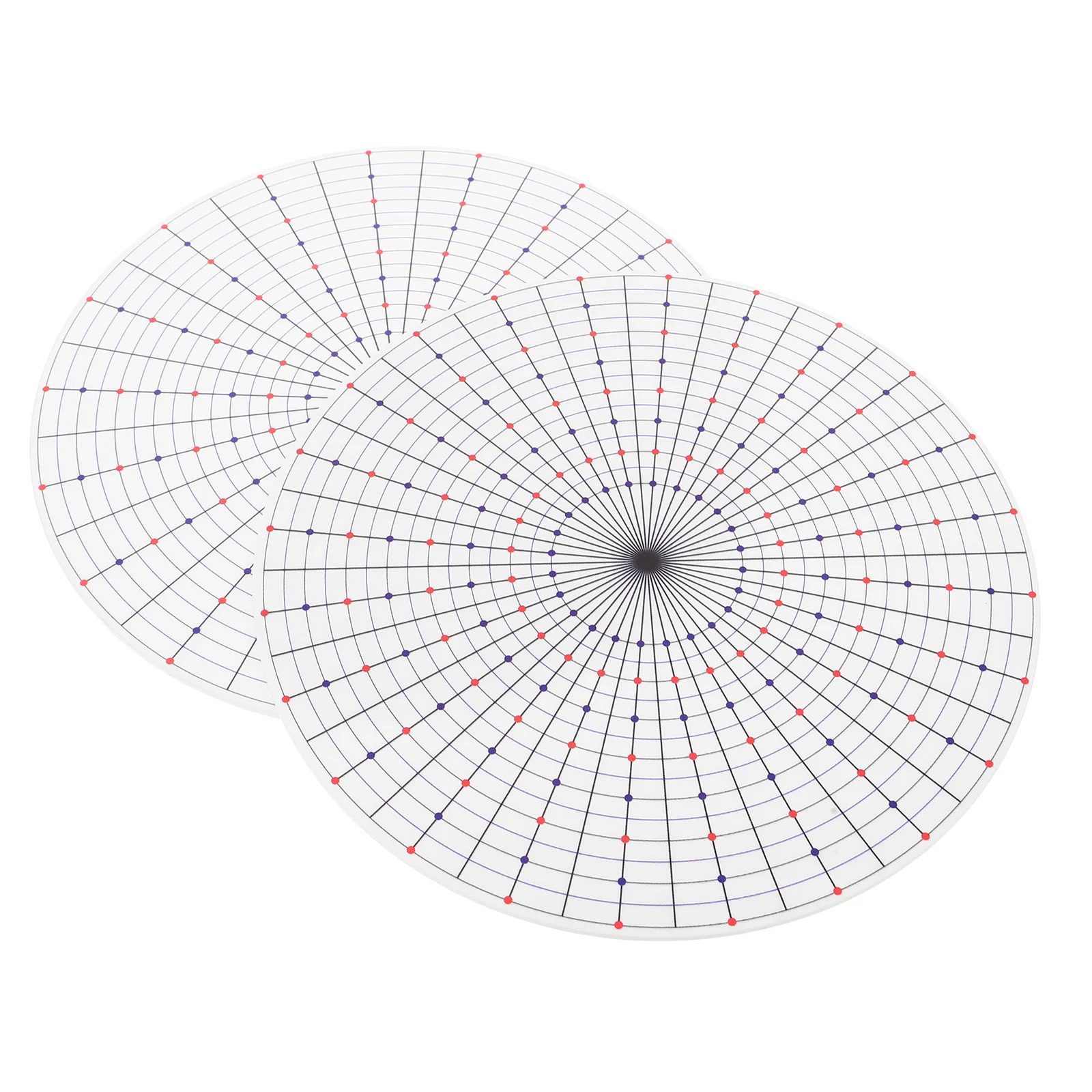 

2Pcs Rosette Ribbon Maker Tool Plastic Craft Board Circle Divider Template DIY Badge Brooch Corsage Scrapbooking Supplies