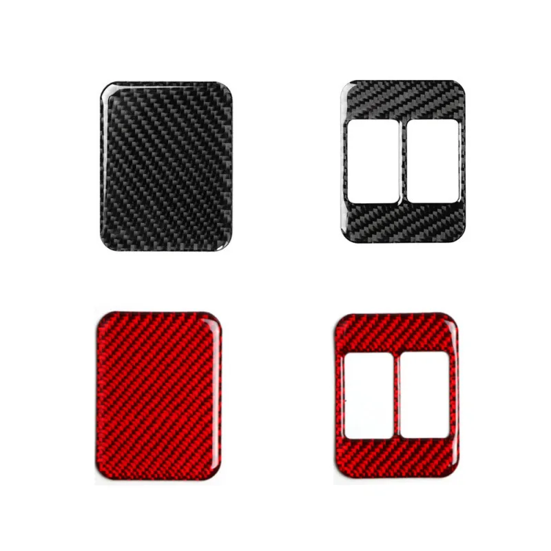 

For Subaru BRZ carbon fiber central control button sticker decorative sheet electric heating seat sticker