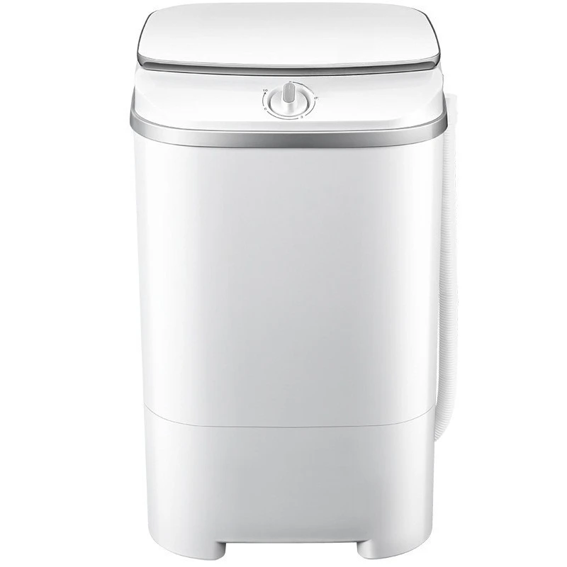 New household washing machine 7.5KG semi-automatic washing machine washing down jacket blue light elution integrated steel drai