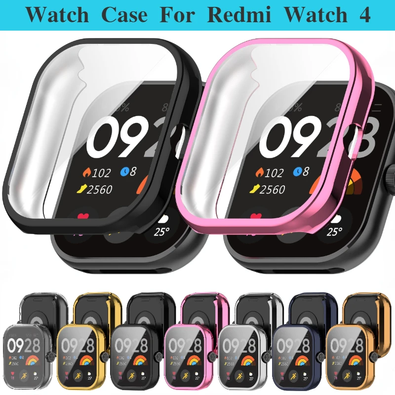 Watch case For Redmi watch 4 Omni directional edge screen anti drop and anti scratch protective shell For Xiaomi Redmi watch 4