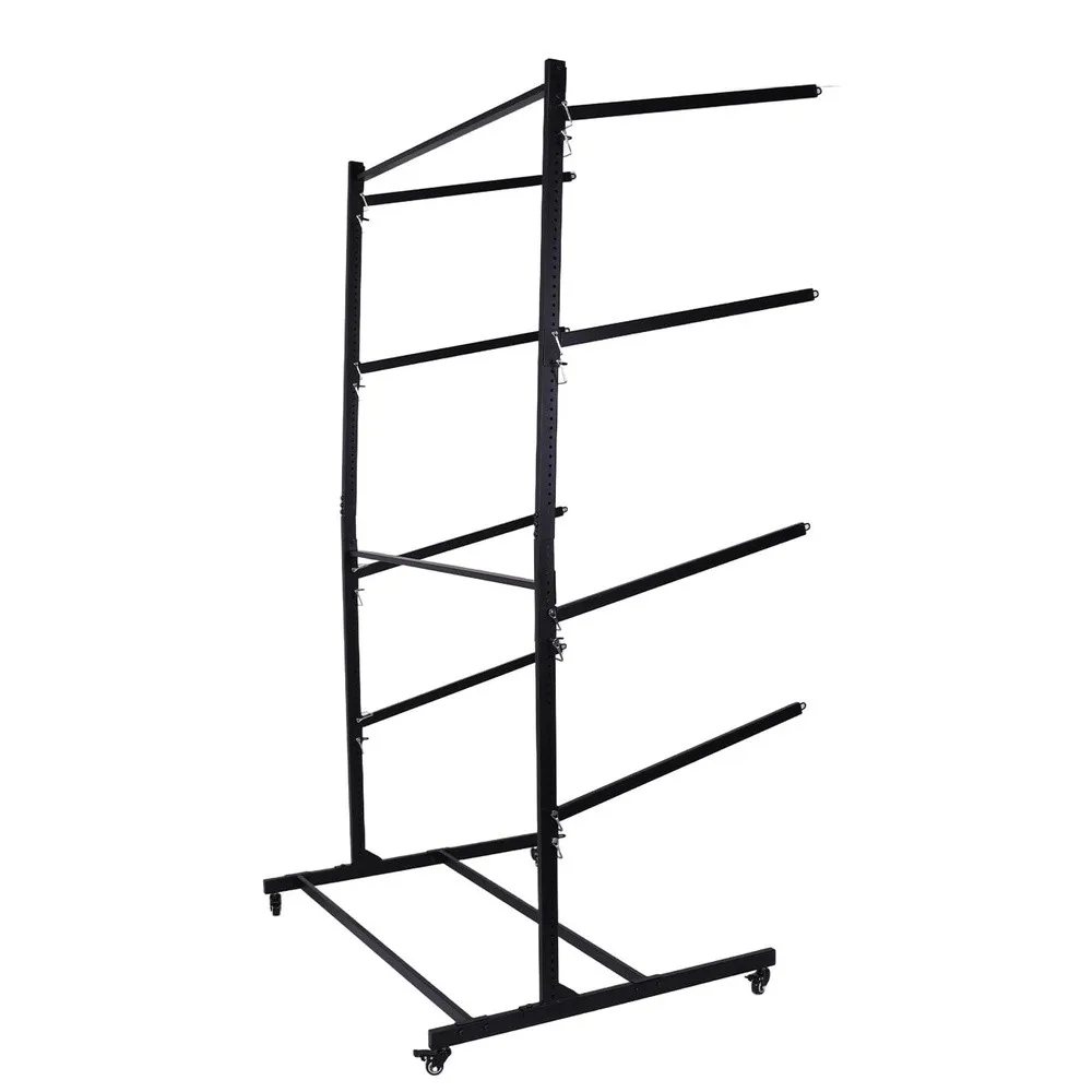 4 Tier Kayaks Storage Rack Surfboard Bracket Thickened Steel Frame