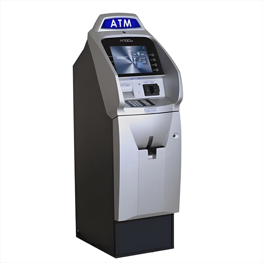 Macchina ATM con touchscreen in metallo da 15\" Sicurezza di livello bancario Supporto multilingue Disponibilità OEM/ODM per il ritiro di depositi in contanti