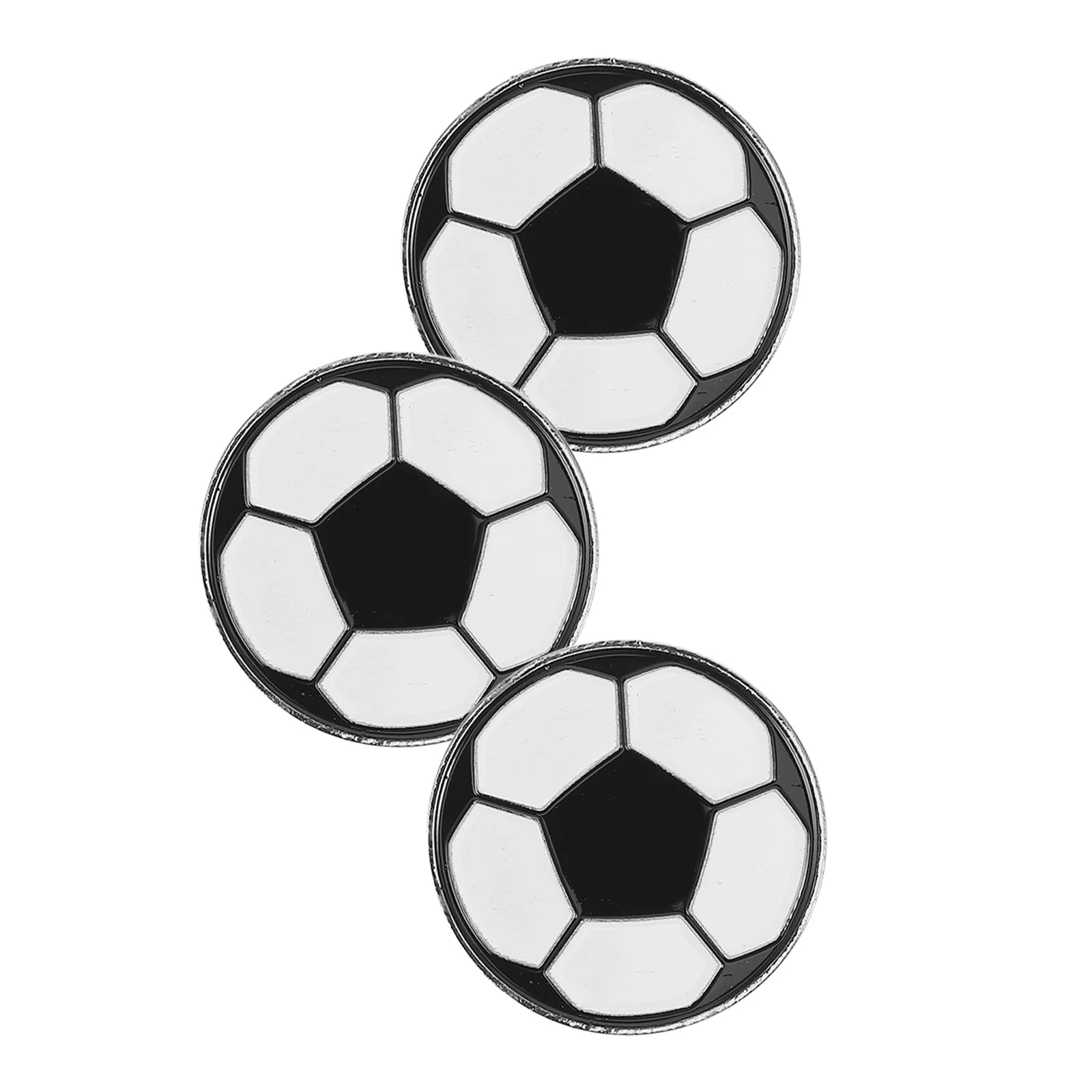

3Pcs Referee Tool Quick Accurate Portable Football Soccer Flip Coin Match Decision Pick Side Judges Prop