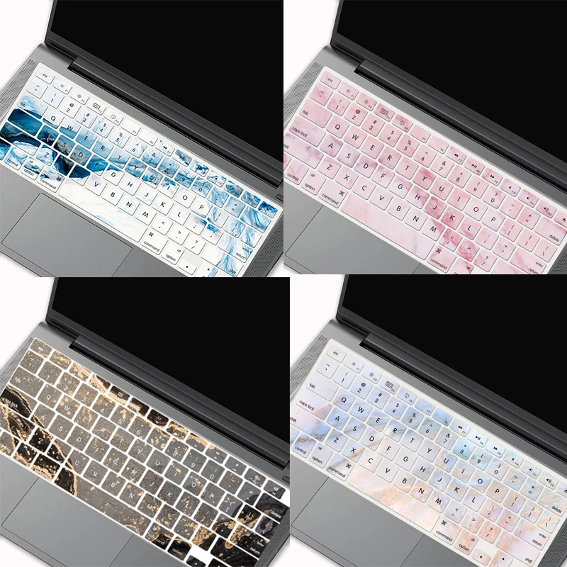 

Marble Printed Laptop Keyboard Cover for Macbook M1 Air 13.3 A2337 13.6 A2681 Air 15 A2941 Pro 14 16 A2442 A2485 A2779 A2780