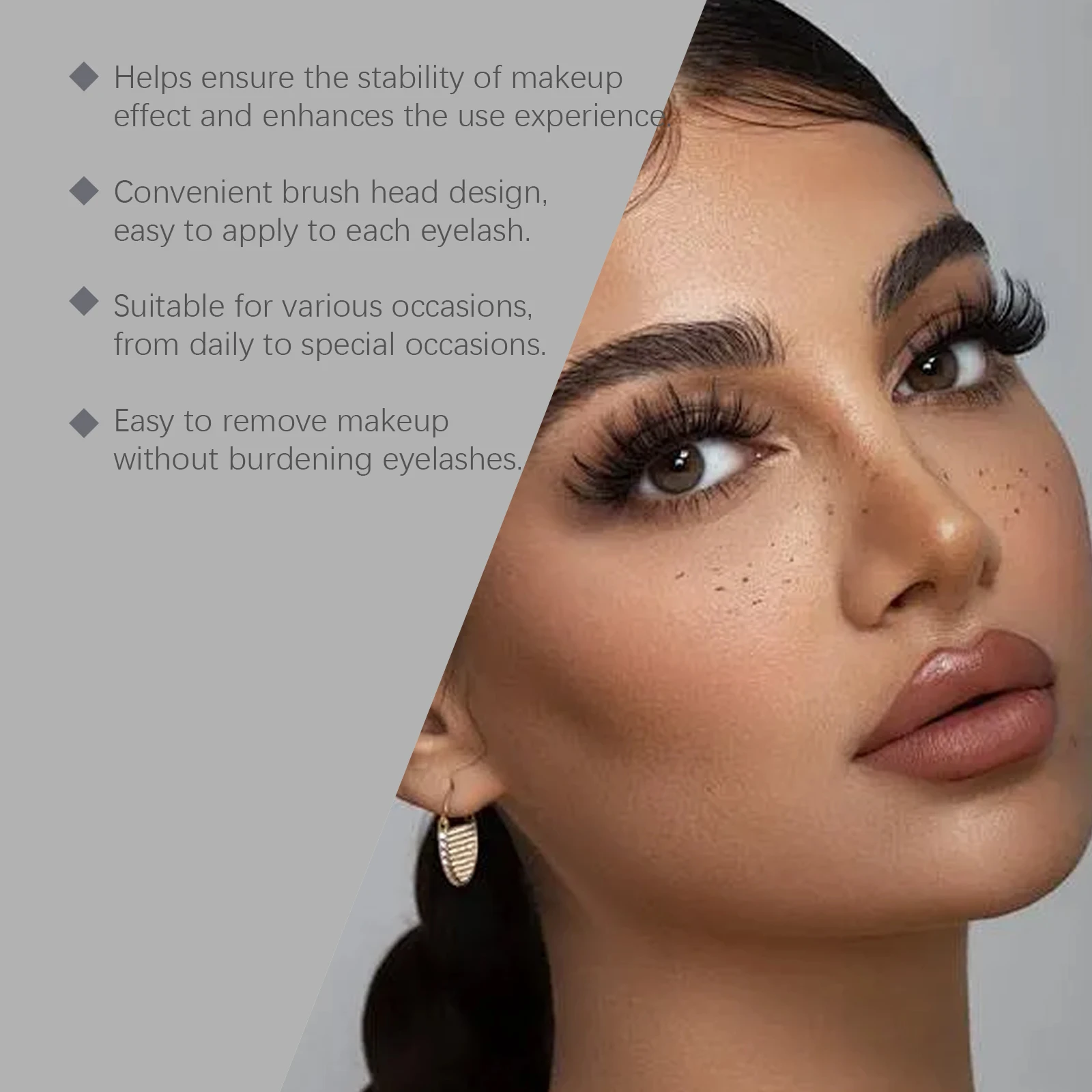 มาสคาร่าเพิ่มความยาว ปัดขนตาให้งอนเด้ง กันน้ำ สำหรับผิวแพ้ง่าย กันเหงื่อ แห้งเร็ว ติดทนนาน เป็นธรรมชาติ