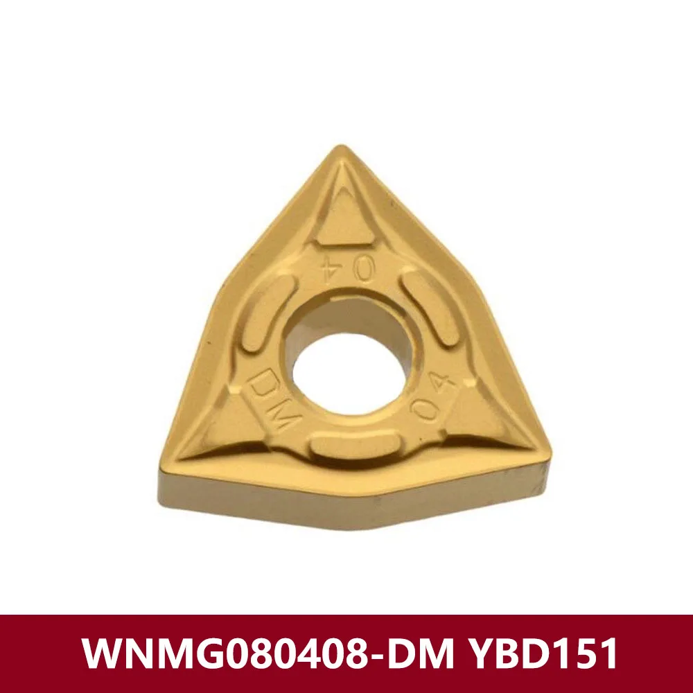 Original WNMG080408-DM YBD151 Machine WNMG 080408 DM WNMG0804 WNMG08 WNMG432-DM Carbide Inserts Blade CNC Lathe Tool Cutting