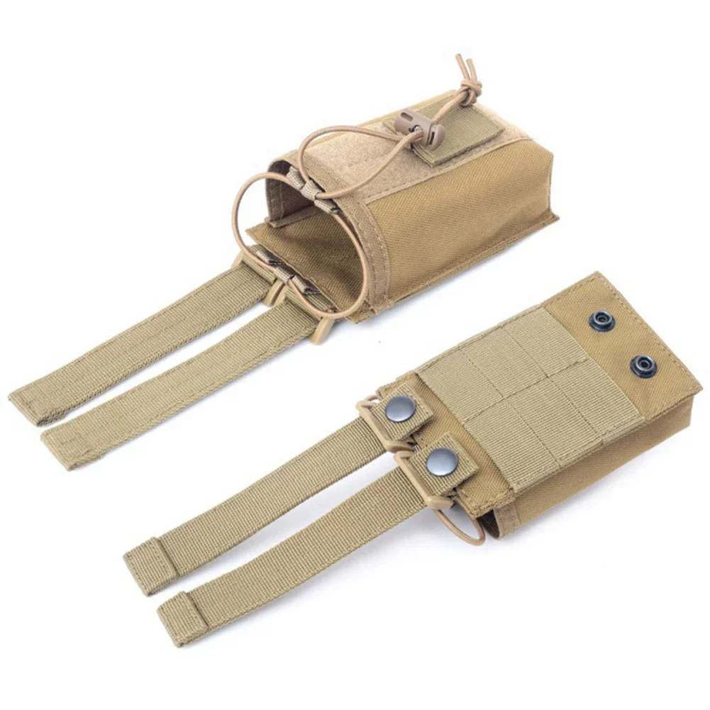 Taktische Molle Radio Walkie Talkie Tasche Hüft tasche Halter Tasche tragbare Inter phone Holster Trage tasche für die Jagd Camping