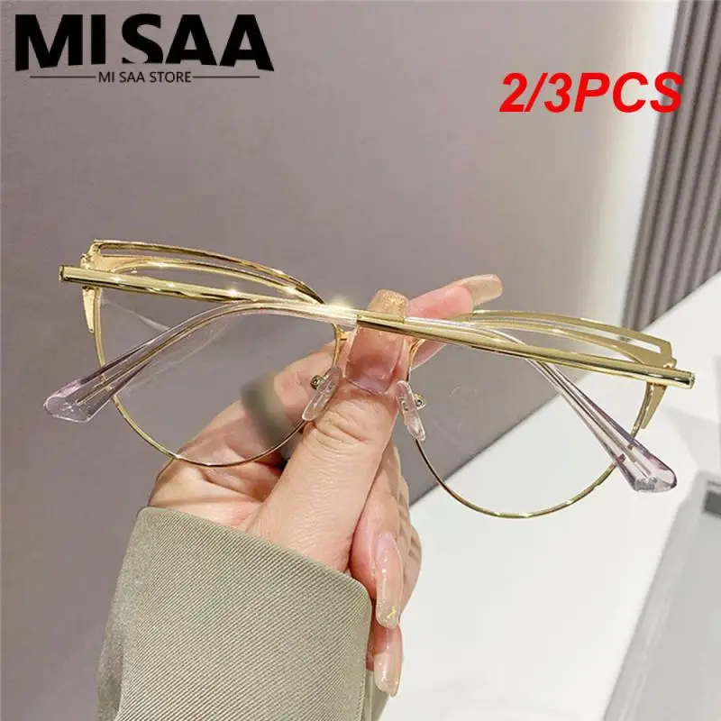 2/3PCS Cat Eye Frame Versatile Lightweight Elegant Innovative Modern Transformative Stylish And Protective Eyewear