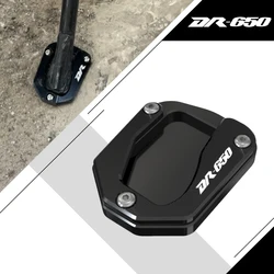 Motorcycle Accessories Kickstand Side Stand Enlarger Extension Plate Pad For SUZUKI DR650 DR650S DR650SE DR 650 S SE 1996-2024
