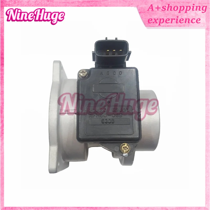 Mass Air Flow Meter Sensor 2680-53J01 AFH50-06B 2268053J01 AFH5006B For Nissan 200SX Sentra Infiniti G20 2.0L SR20DE New