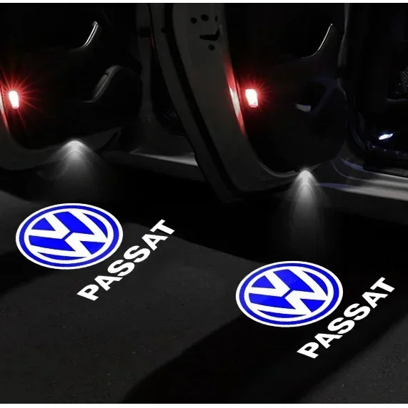 2X LED Auto-Türlogo-Projektorleuchte für VW Beetle Golf 4 GTI GTD GTE Rline R Jetta MK3 MK4 1J0 947 411 Willkommenslampe Zubehör