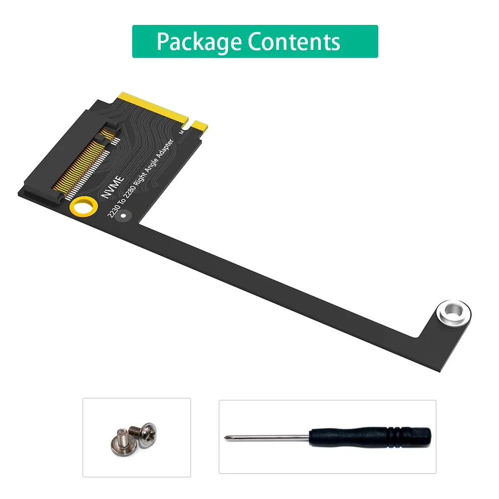 1 Set For Rog Ally Handheld Conversion 2230 to 2280 SSD Hard Drive Expansion Board NVME M-Key M.2 PCIE 4.0 PCBA Adapter
