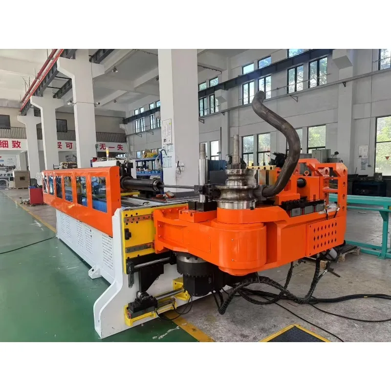 Automatic Square and Round Pipe Bender Use d Construction Industry Steel Bar Bending Machine