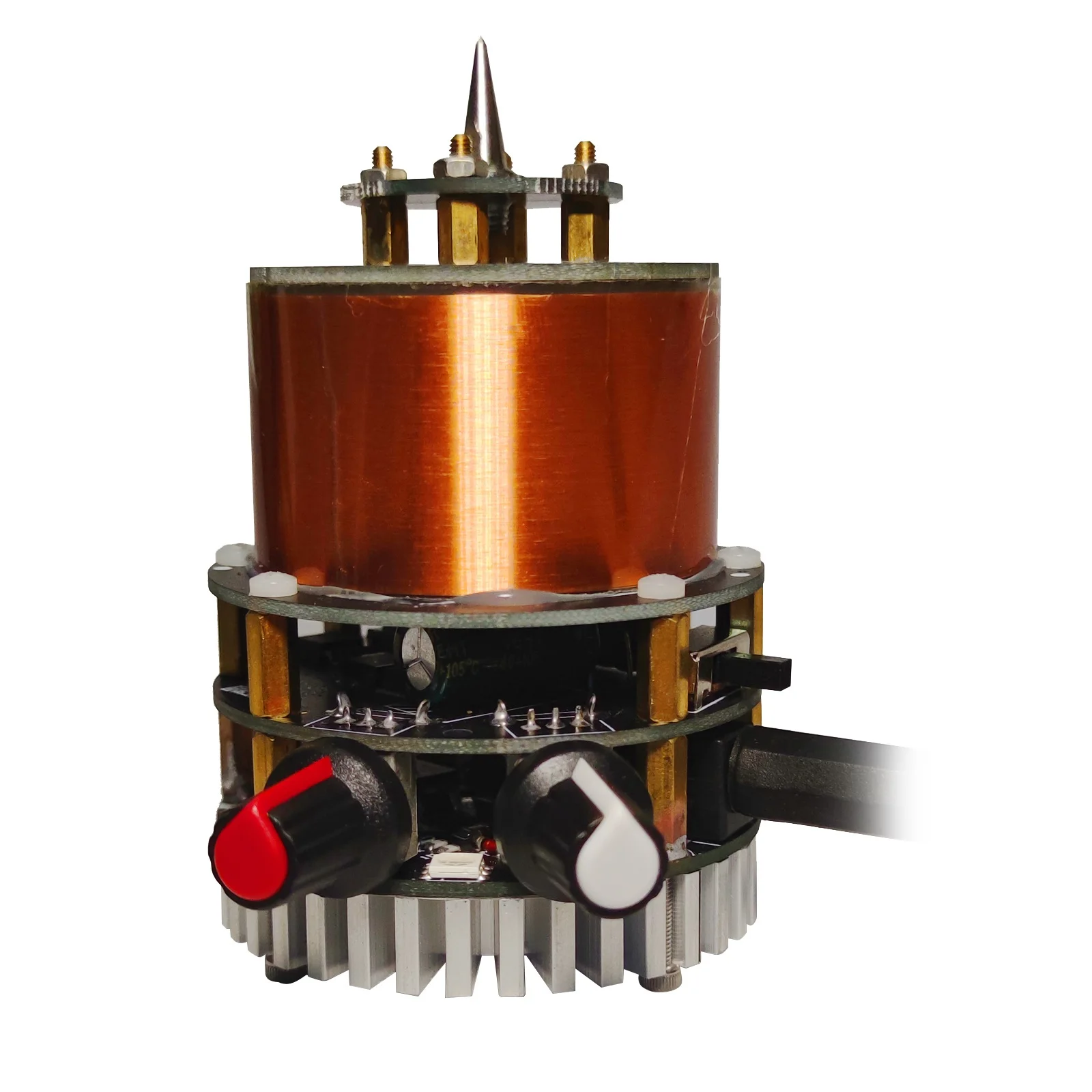 Модуль Lightning, 12-50 в пост. Тока, с Bluetooth SSTC, мини-катушка Tesla, двойной класс-E