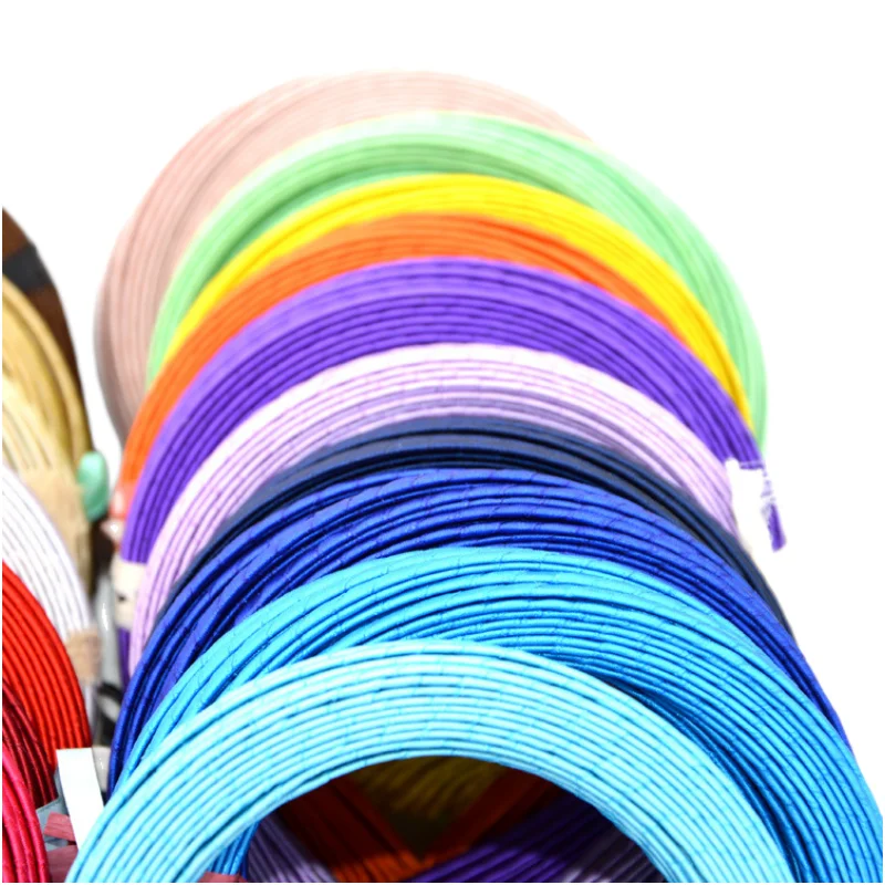 5pcs/lot 5mm Fashion Covered Hairbands Satin Headband Hair Ribbon Hairband for Girls Kids Boutique Hair Accessories for Women