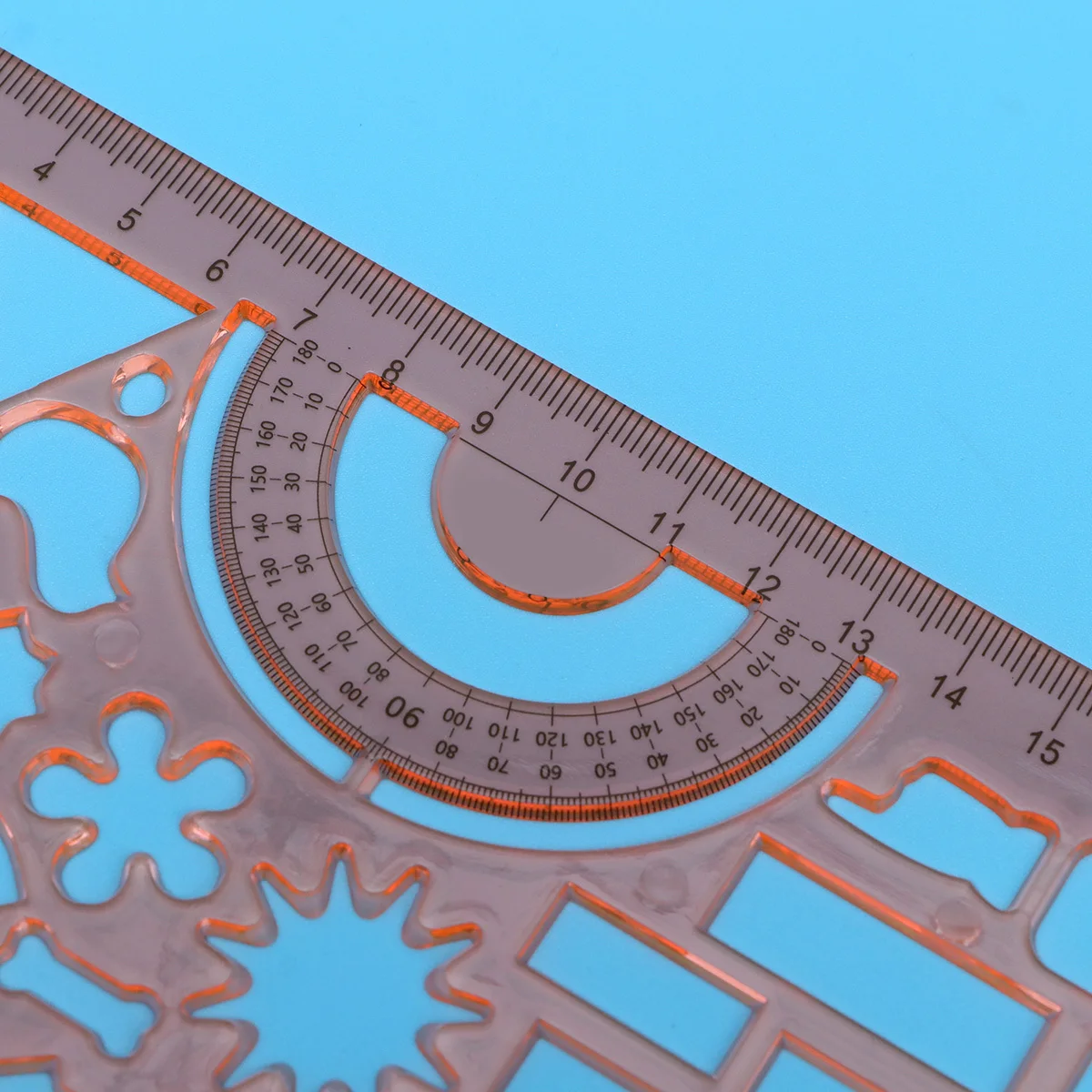 3 قطعة أداة الرسم الهندسي مجموعة القرطاسية الإبداعية لقالب المسطرة مجموعة الحرف الفنية لوازم الطلاب #6