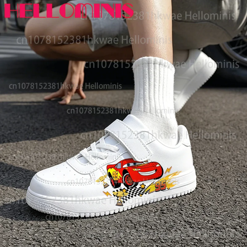 Cars Hochwertige Jungen-Kindersneaker, atmungsaktiv, Cartoon-Muster, verschleißfest, rutschfest, trendige Freizeitsneaker, Geburtstagsgeschenk – Detail 11