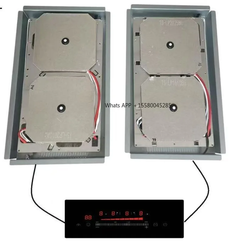 Burners Hidden Slate Cooktop Built-in Stove With EU US AU Plug For Home Commercial Kitchen Use