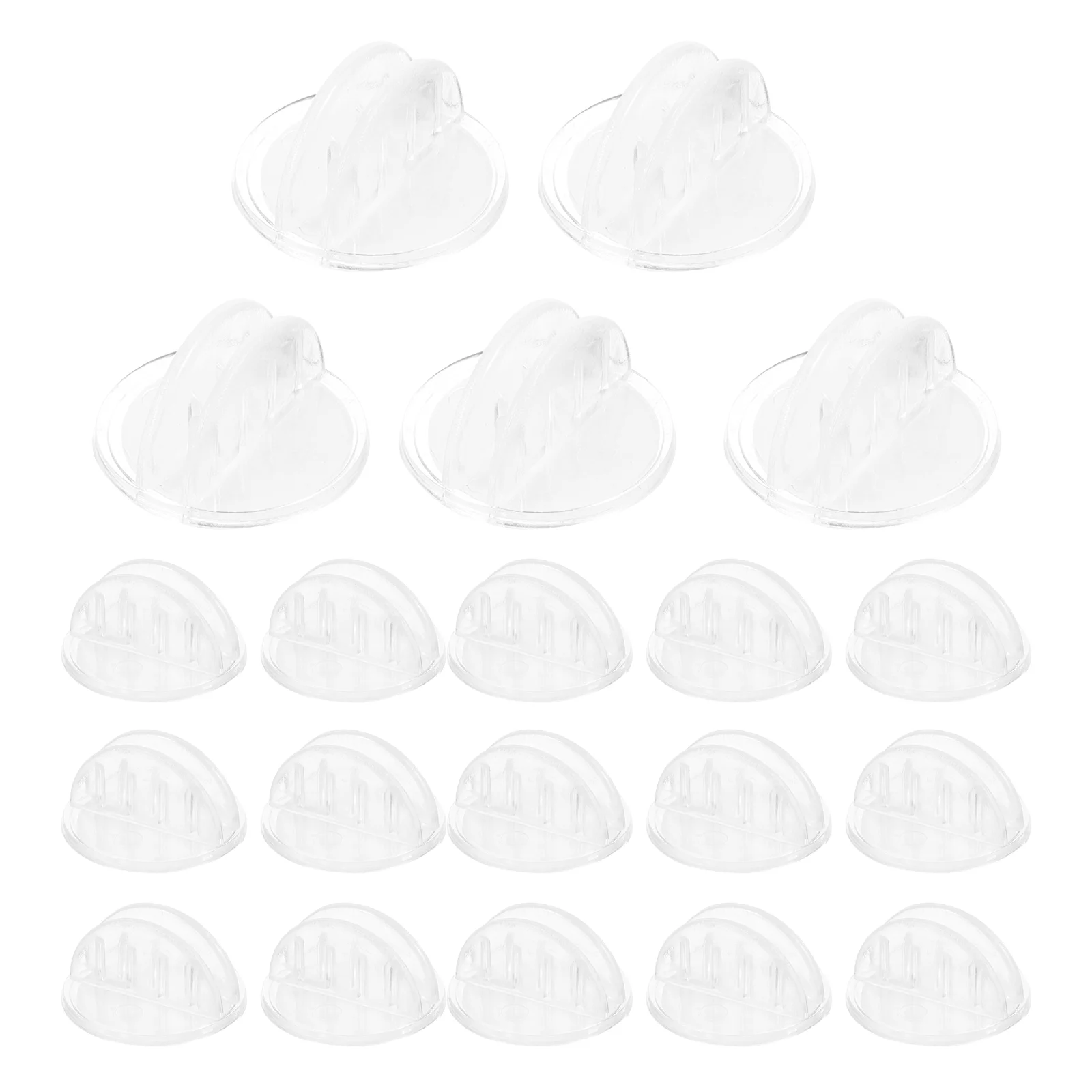 100 Pcs Merchandise Clips Sign Holder Stand Tag The Retail Price Pp Plastic Display Shelves