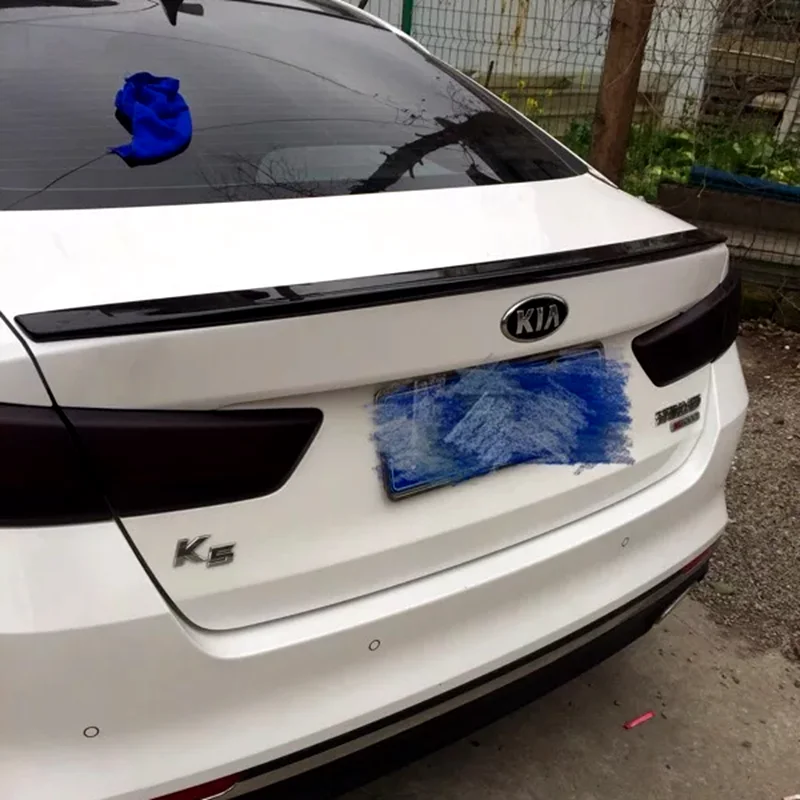 For KIA K5 Optima Spoiler 2016 2017 2018 2019  High Quality ABS Material Car Rear Wing Primer Color Rear Spoiler