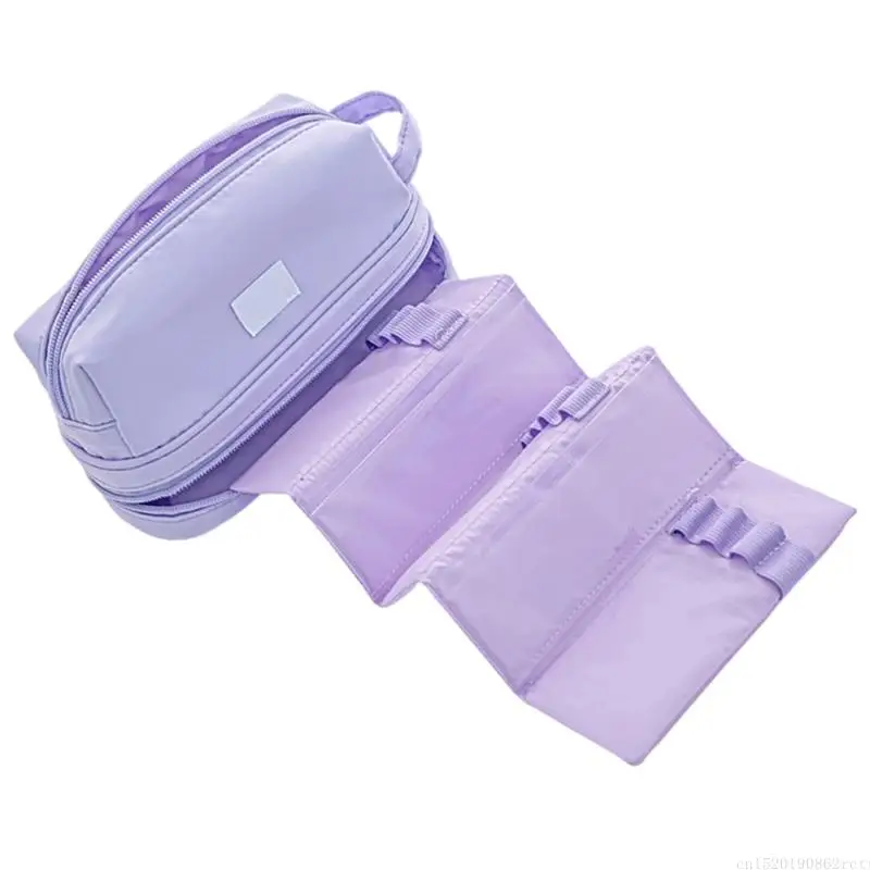 

D5BB большой вместительный пенал из водонепроницаемой ткани, ПВХ, сумки для ручек, органайзер для ручек с несколькими для школы,