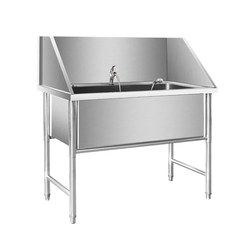 Pet bath, stainless steel dog  dog  pet shop, bathtub