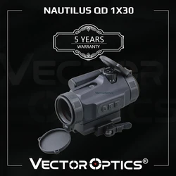 Vector Optics Nautilus GenII QD 1x30 Mira Mira Reflex Red Dot 3 MOA com Auto Light Sense para Caça AK47 AR 15 9mm