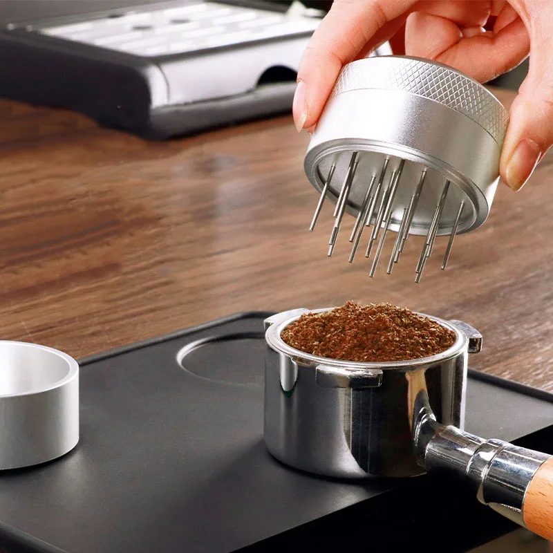 51/53/58 مللي متر إبرة سدادة قهوة النمام الفولاذ المقاوم للصدأ إسبرسو إبرة الموزع مسحوق القهوة إبرة النمام أدوات القهوة