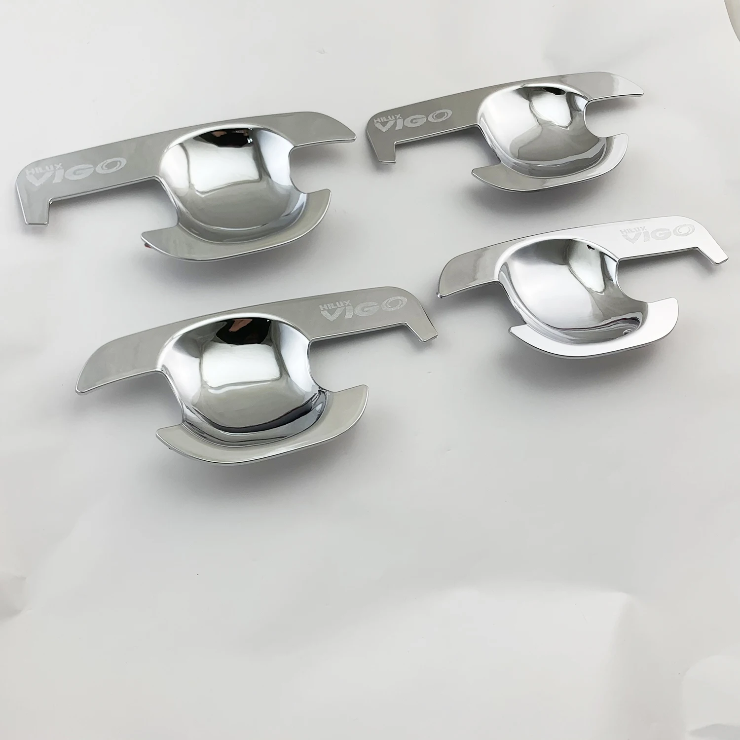 2005 2008 2009 2010 2012 For Toyota Hilux Vigo New Car ABS Chrome Accessories Plated Door Handle Bowl Cover Trim Paste Style