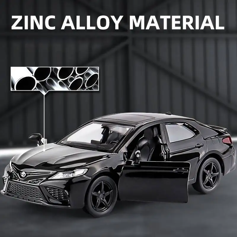 Toyota Camry XSE 5 pollici metallo auto simulazione pressofuso e veicoli giocattolo RMZ città 1:36 tirare indietro modello in lega regali per i bambini