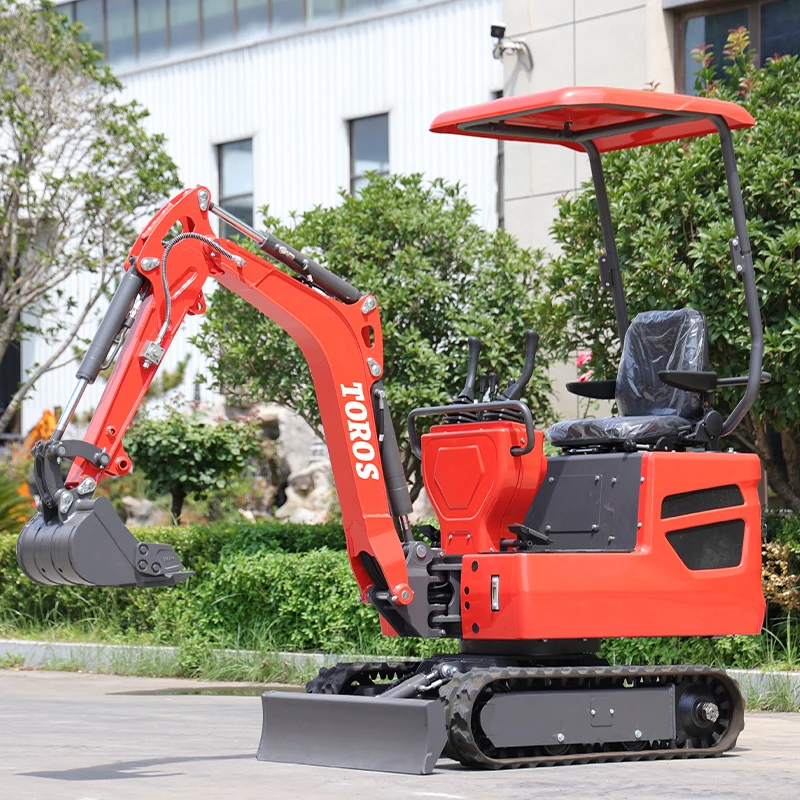 TOROS new Mini Excavator Price 1 Ton  Customized Mini Excavator Digging Hydraulic Small Micro Digger Machine For Sale