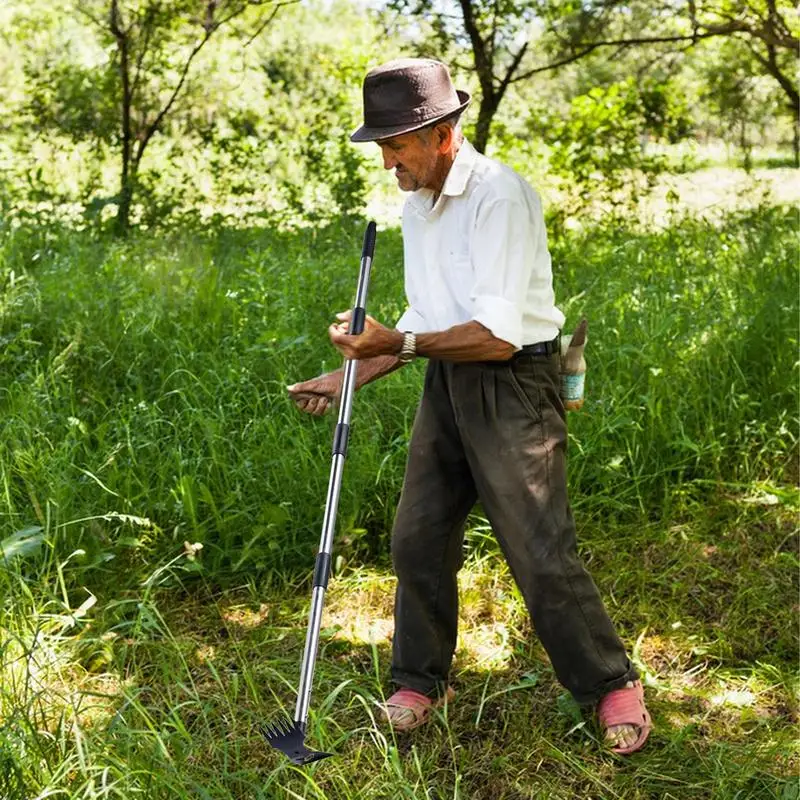 

Weeds Puller Tool Weeds Removal Tool Double-Sided Rust-Resistant Digger Ergonomic Design For Yard Backyard Weeding Grass Farm