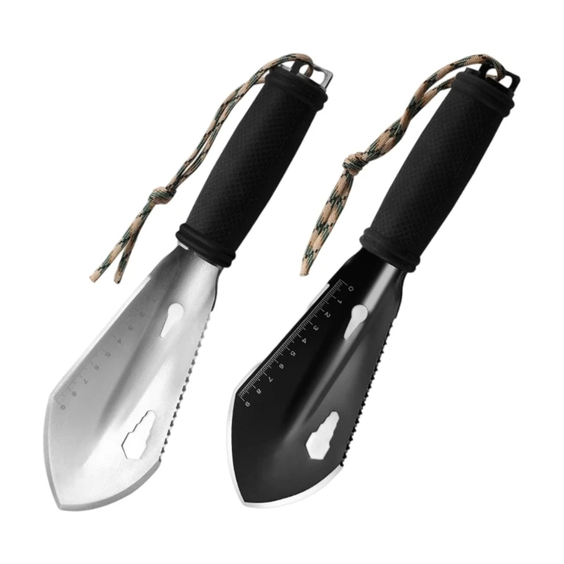 D84F High Quality Stainless Steel Hand Trowel Multi Purpose Design For Garden Camping Activities