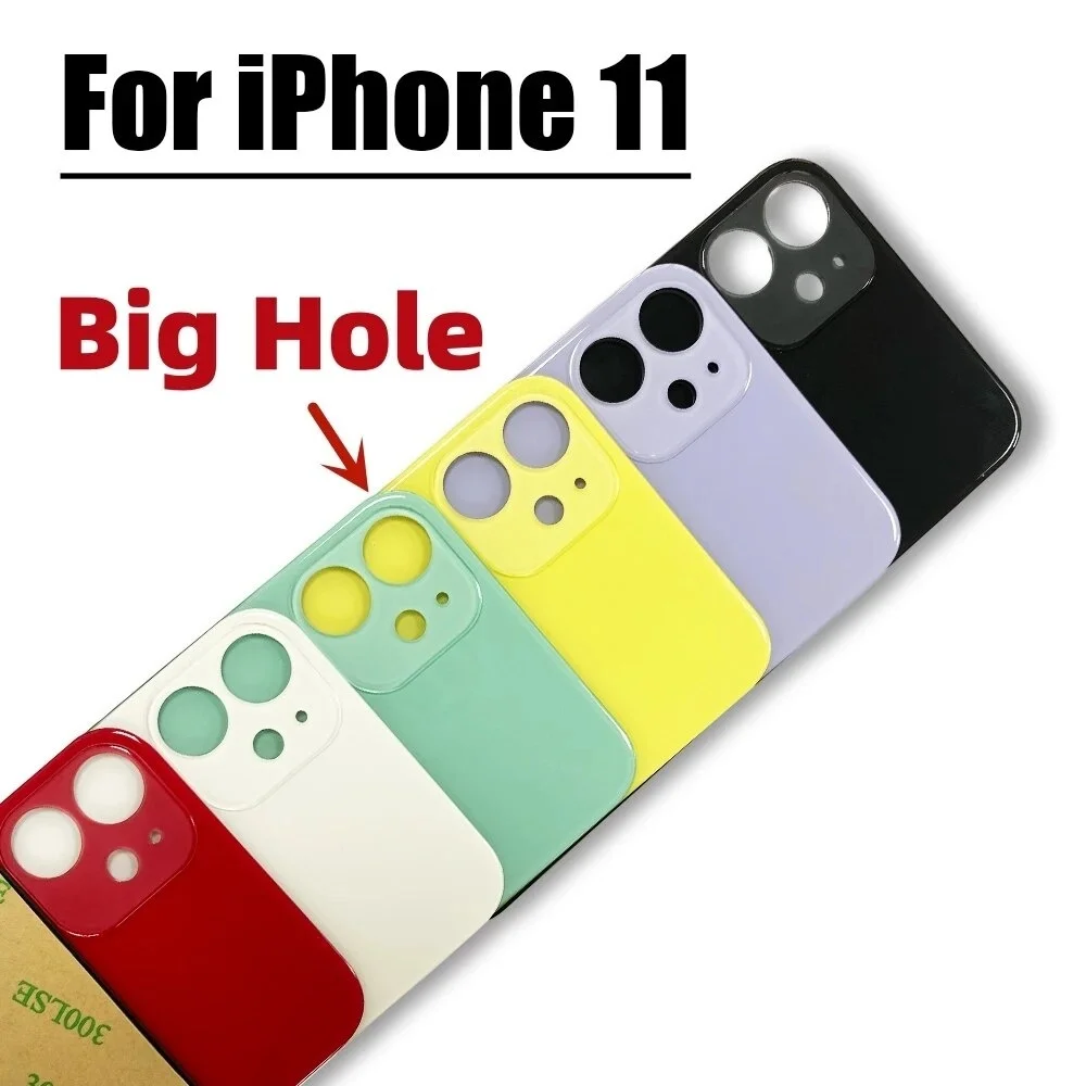 

Заднее стекло для iPhone 11 A2221 A2111 A2223 заднее стекло Сменное заднее стекло задняя крышка батарейного отсека для корпуса iPhone с наклейкой