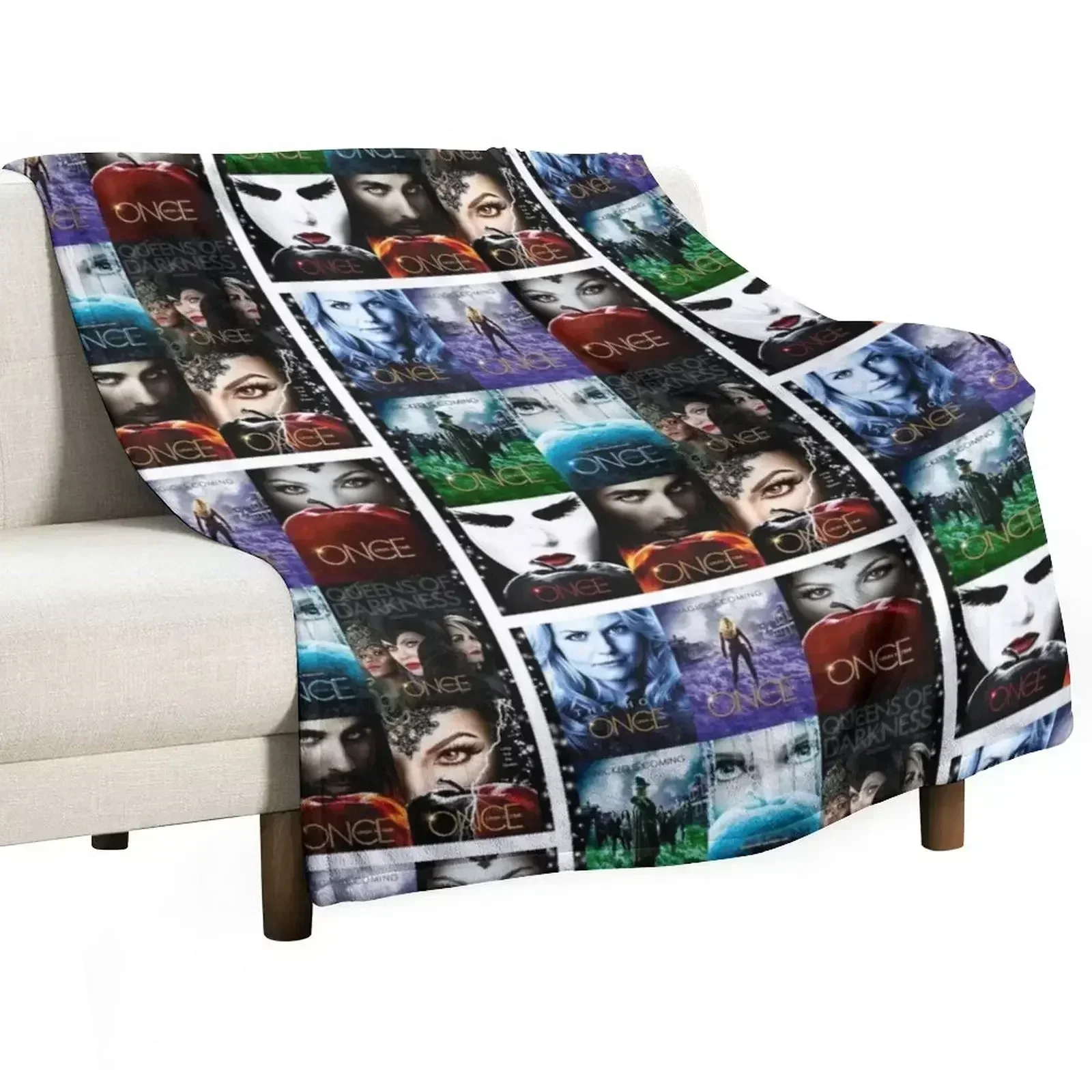 Once upon a time Throw Blanket Stuffeds blankets ands Nap Flannels Plush Luxury Thicken Blankets