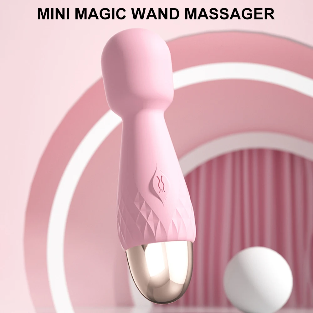 HESEKS Mini Magic Wand Vibrators for women Clitoris Stimulator AV Stick G Spot Massager Female Masturbator Sex Toys for Woman 18