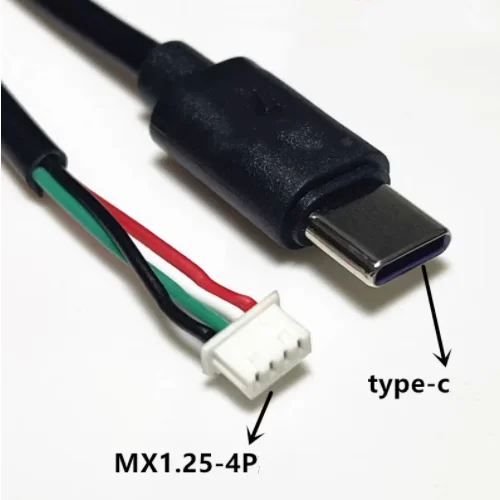 

0,3 м Type-c к mx1.25-4p терминальная материнская плата, соединительная линия, порт C, 4-ядерная терминальная линия, 2 А, разница в токе