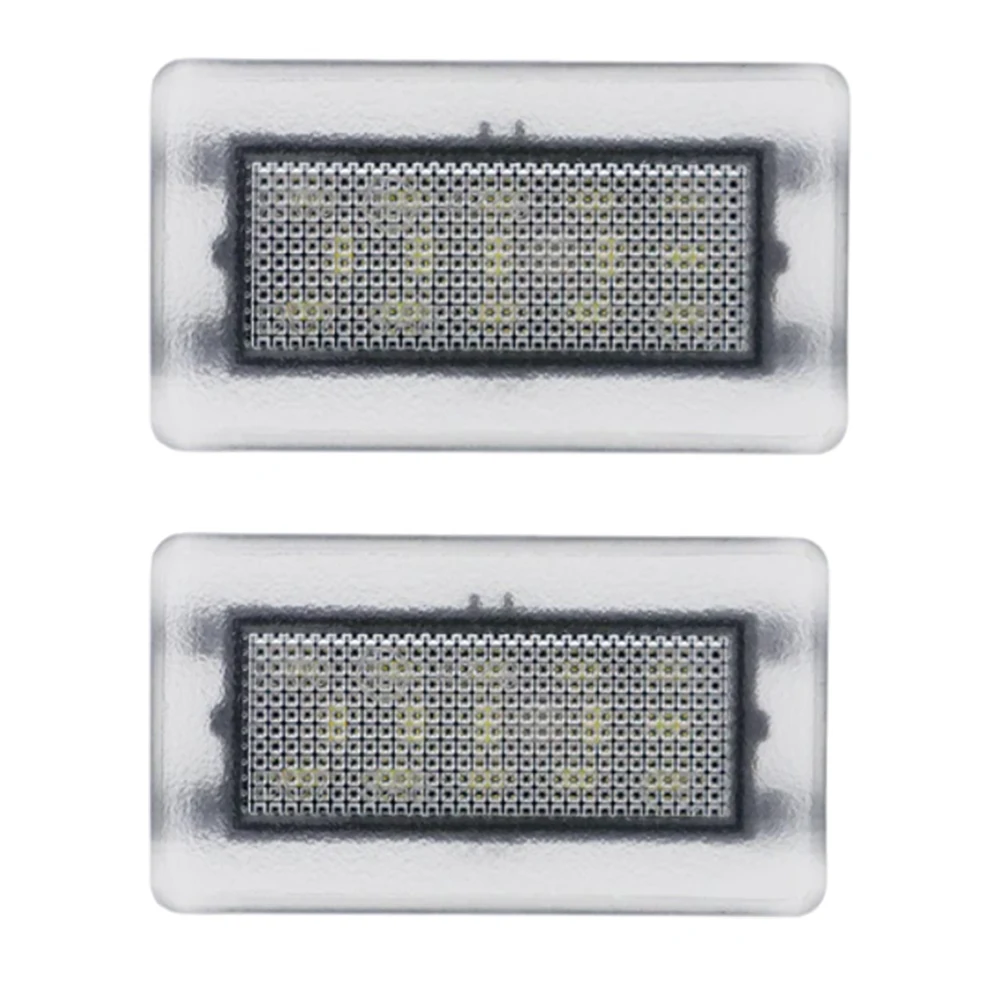Ajuste para Tesla Model 3 2017-2020 100715190E xenón blanco iluminación de bajo consumo 1007151-90-E luz LED de matrícula