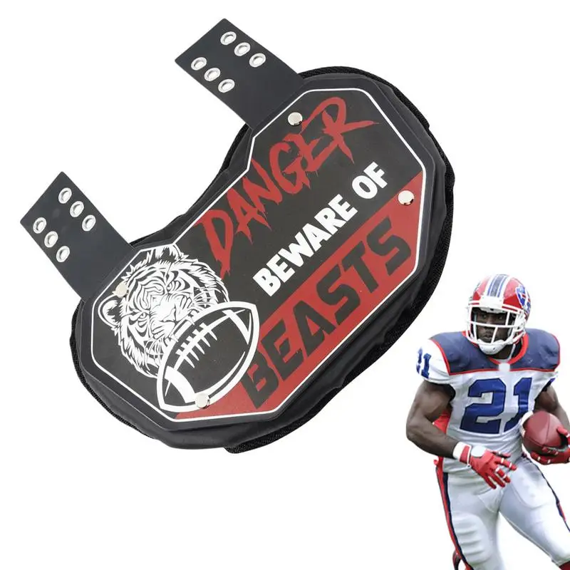Football Back Plate Professional Soccer Back Protector Reusable Sports Equipment Training Accessories for Men Women
