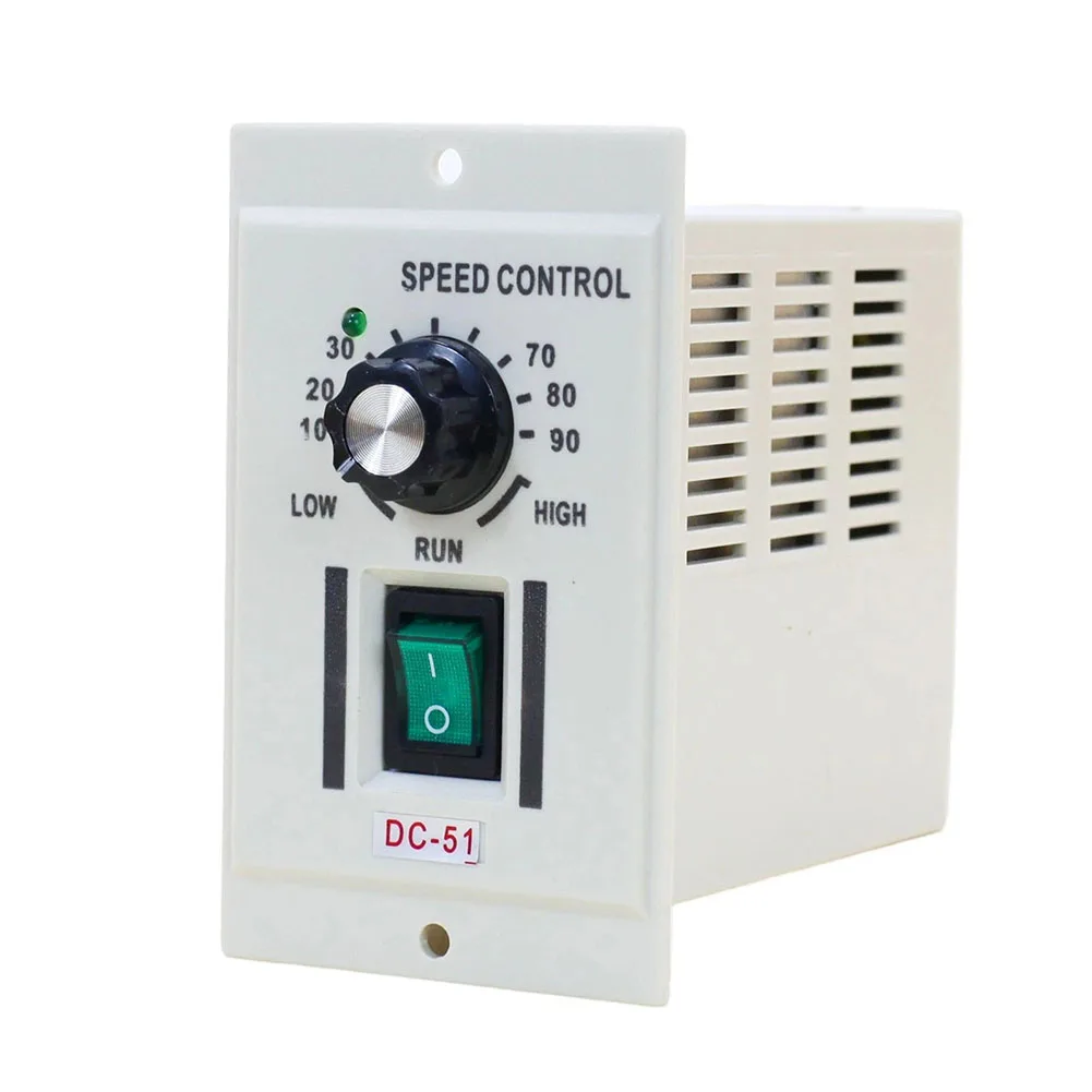 Knob Operated DC Motor Controller 0-90V Output AC 110V Input for Stepless Tuning and Consistent Torque Output at Low RPM