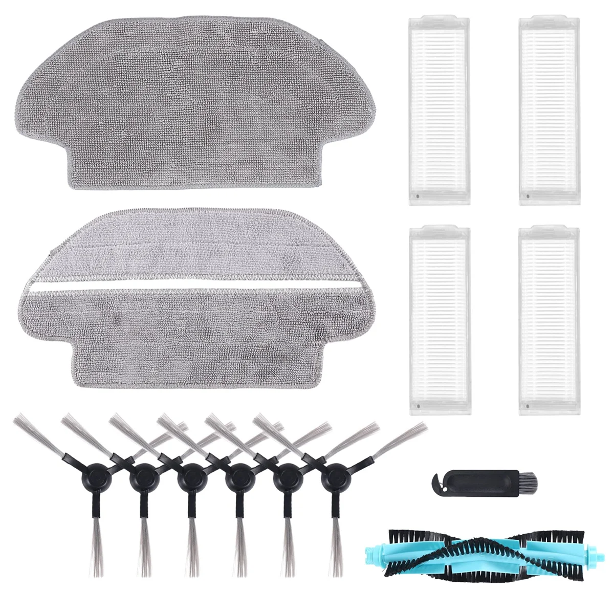 2025 + فرشاة الخرق الأسطوانة فلتر HEPA ل Mop P V2 Pro V3 SE V-RVCLM21B اكسسوارات جهاز آلي لتنظيف الأتربة أجزاء