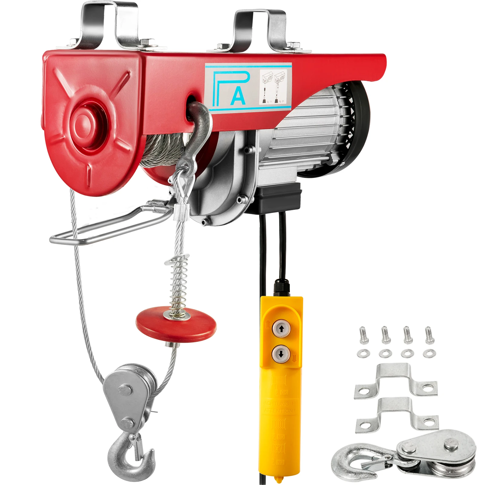 

Electric Hoist Winch Lifting Engine Crane Ceiling Wire Motor Steel[200/400KG] Portable Lifter Overhead Garage Winch 100kg~900kg