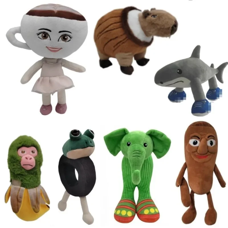 

Italian Brainrot Tralalero Tralala Anime Plush Doll Soft Stuffed Cushion Pillow Toy for Birthday Gifts