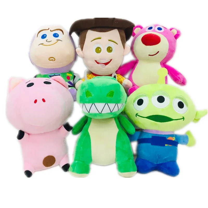 20CM Disney Toy Story 3 4 Woody Buzz Lightyear plush toy stuffed toy animal soft doll toy kids Christmas Halloween Gift